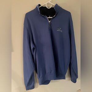 Fairway & Greene Men's Blue Half-Zip Sweater L